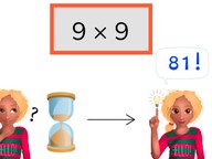 Automaticity 9 times table