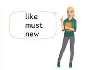 Dolch sight words: like, must, new