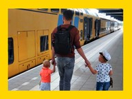 Digi-doener: Met de trein