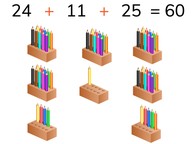  Addition to 100 with three or more random addends