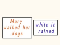 Dependent/independent clause and complex sentences