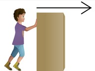 Predict how objects will change direction with a push or pull