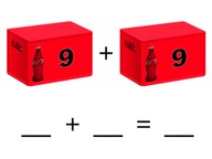 Double and half math problems to 20