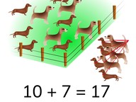 Recognizing addition problems to 20 
