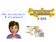 Optellen met hele bedragen t/m 1000 euro