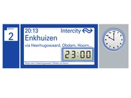 Koppelen van analoge klokken aan digitale klokken met hoge tijden met hele uren