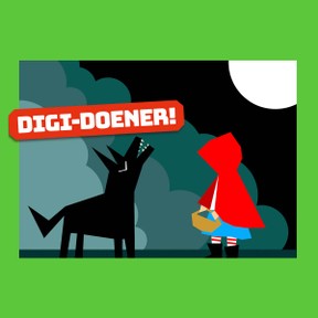Digi-doener: Roodkapje maar dan anders