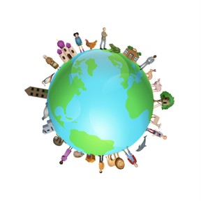 Where different kinds of animals live