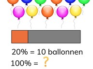 Berekenen van het totaal met een percentage