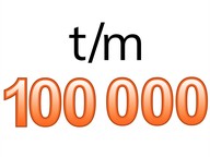 Kennen van de getallen t/m 100.000