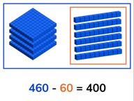 Subtracting numbers to a hundreds number