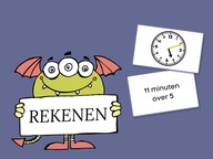 De Beweegbox: Verbind de klok - Rekenen