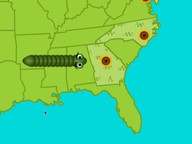 Snake: US States and Capitals