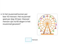 Verhaalsommen × : met grote getallen