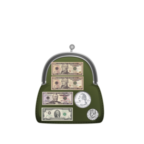 Working with bills and coins up to $100