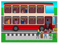On the bus: Addition to 20 making ten