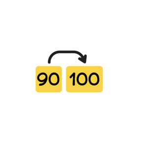 Counting forwards and backwards up to 100