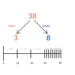 Place value- numbers to 50 on the number line