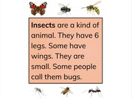 Unknown words in informational text