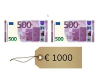 Gepast betalen van hele bedragen t/m 1000 euro