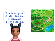 Herkennen van eenvoudige aanzichten met een kaart