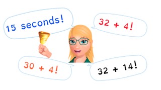 Automaticity addition to 100