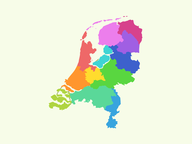 Topografie: Nederland - Land - Provincies