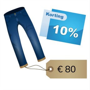 Berekenen van een eenvoudig kortingsbedrag