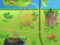 Locate familiar places on a map