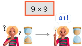 Automaticity 9 times table
