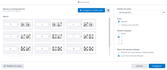 Mémoire: Compter