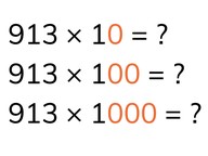Vermenigvuldigen met 10, 100 of 1000