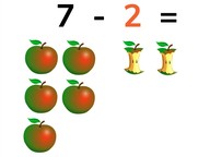 Subtraction to 10 with 1 or 2