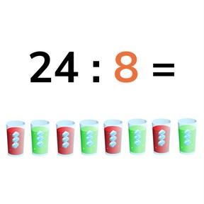 Rekenen met de deeltafel van 8