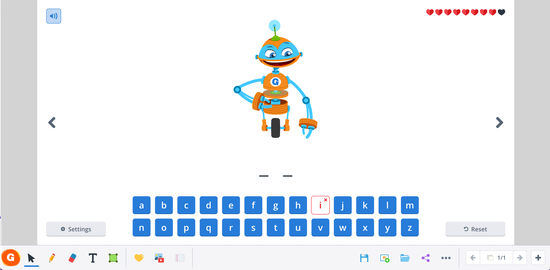 Save the robot hangman