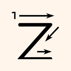 Letter Z Tracing