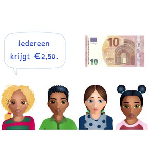 Delen van hele getallen met een kommagetal als uitkomst