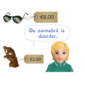 Vergelijken van hele bedragen t/m 10 euro
