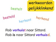 Gelijkklinkende werkwoorden vdw. - t.t. 