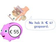 Optellen met hele bedragen t/m 100 euro