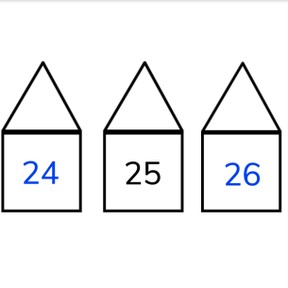 Neighbor numbers to 50