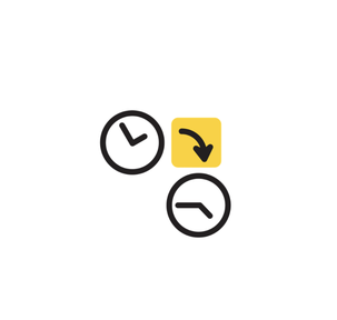Elapsed time with analog clocks
