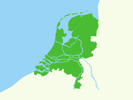 Topografie: Nederland - Land - Wateren