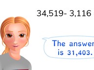 Subtracting to 100,000