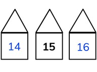 Neighbor numbers to 20