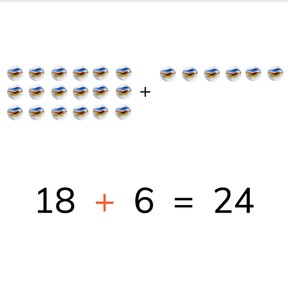 Addition to 30 making ten