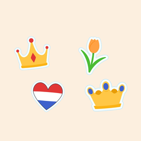 Thema-afbeeldingen: Koningsdag