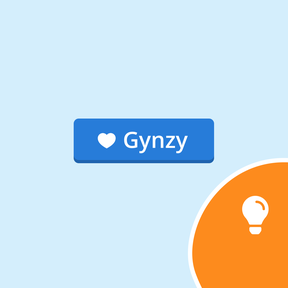 Gynspiratie: (Confetti)knop