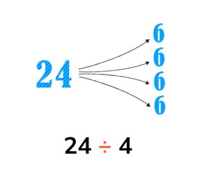 Solving division with the division tables