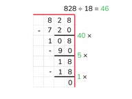 Partial quotients division with a number to 1,000
